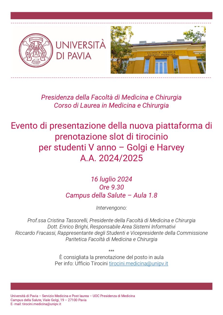 Locandina_tirocV anno_TSP_16 luglio 2024